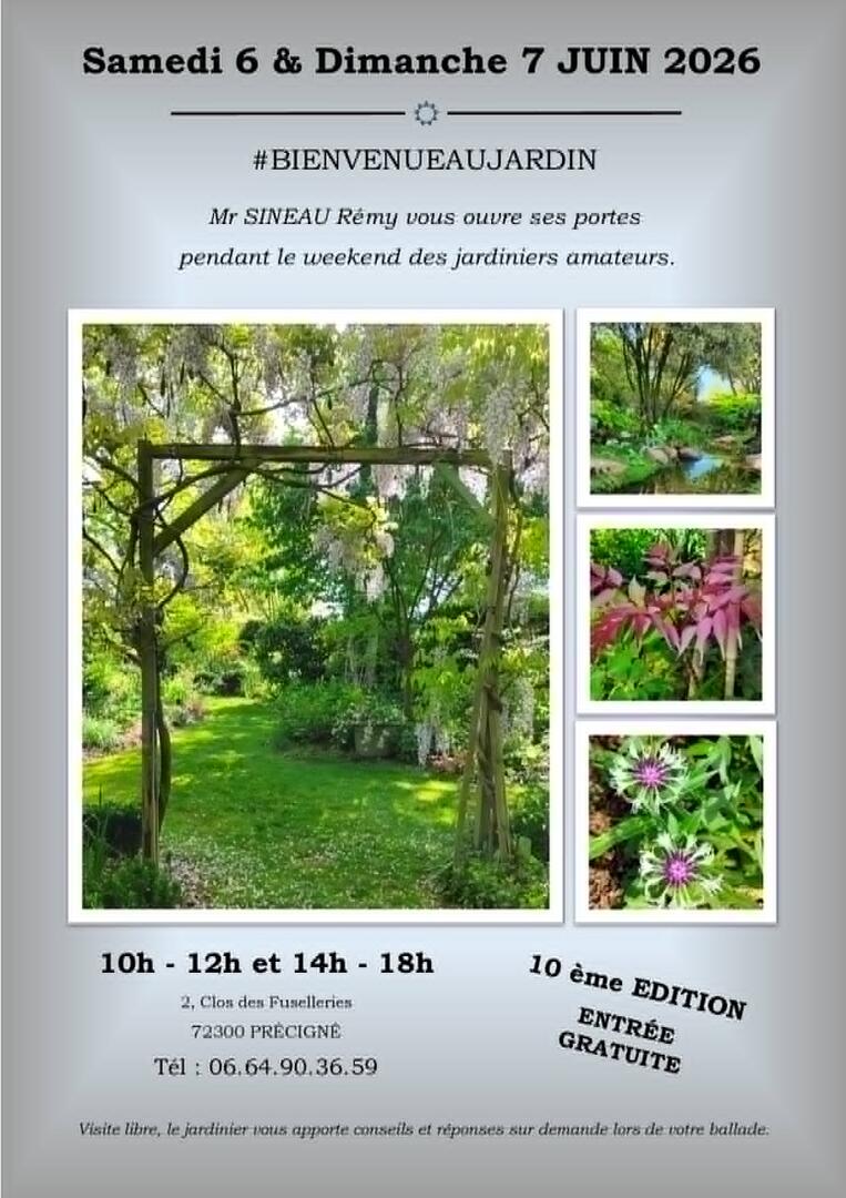 jardin Précigné 2026