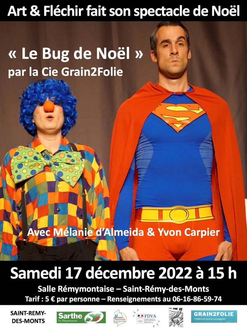 spectacle noel art&fléchir - le bug de noël