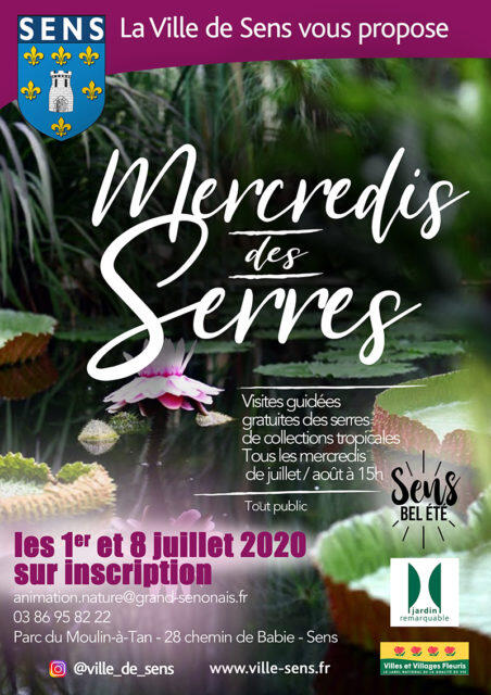 Affiche des mercredis des serres