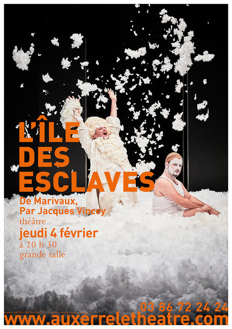 Affiche A3 l'île des esclaves