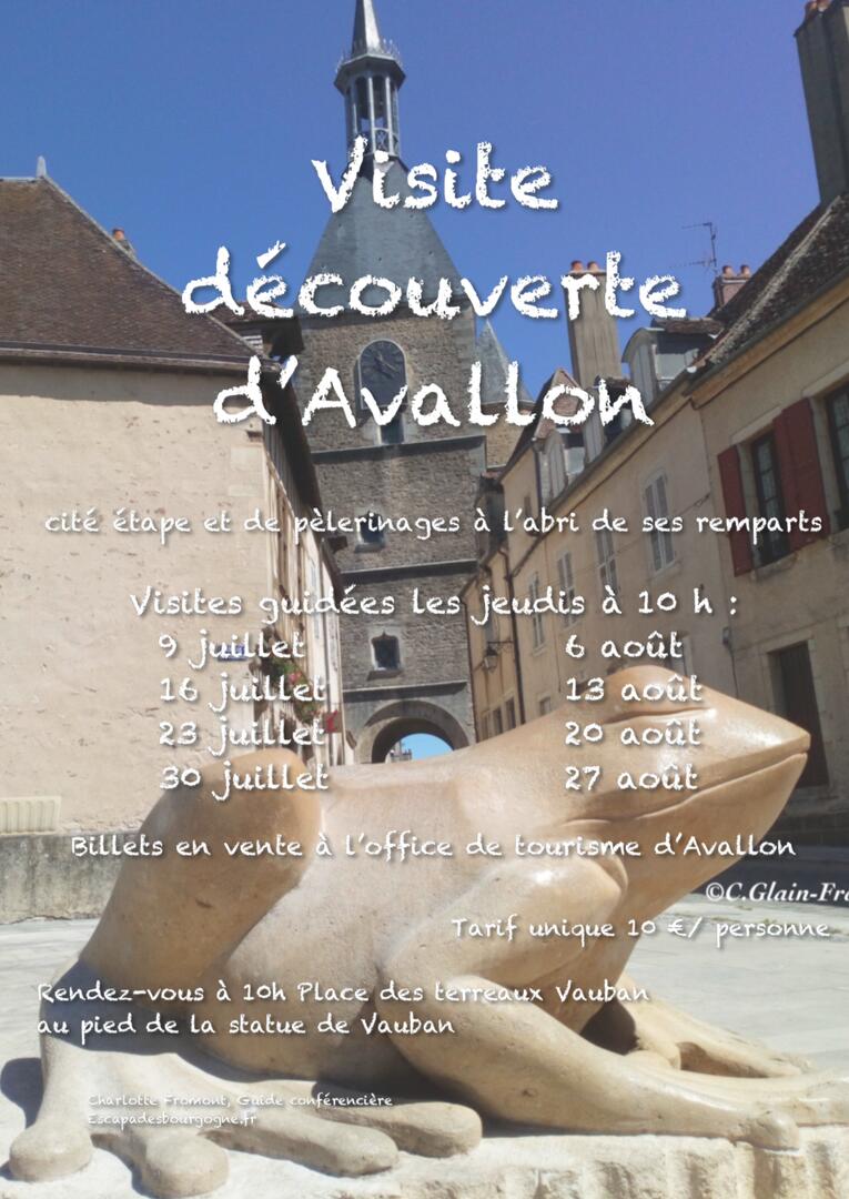 Les visites d'Avallon cet été
