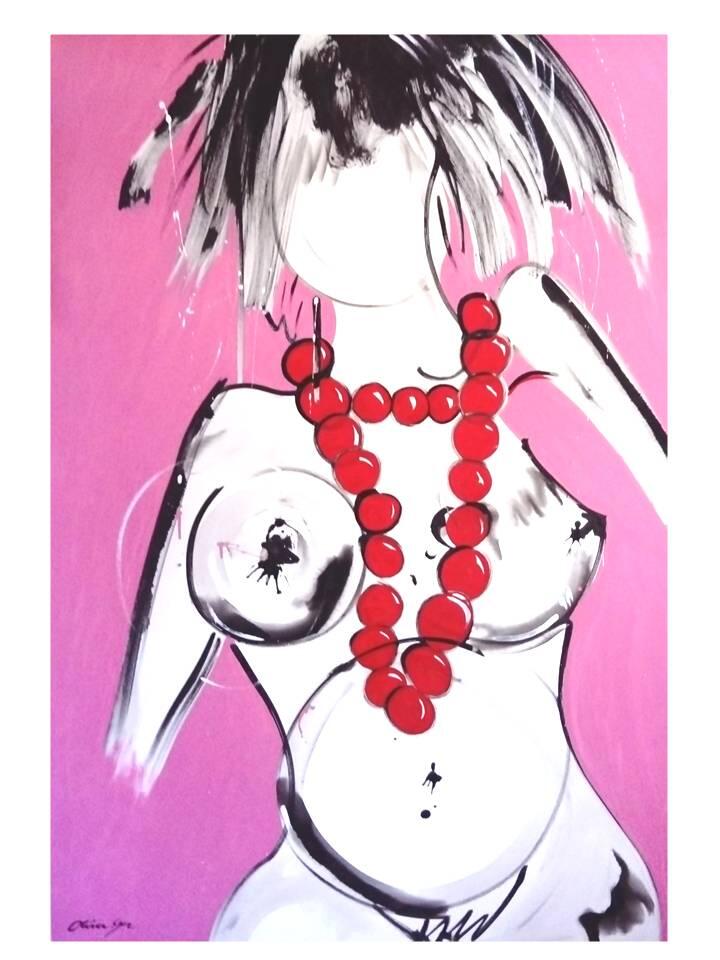 femme au collier, Olivier-Cyr