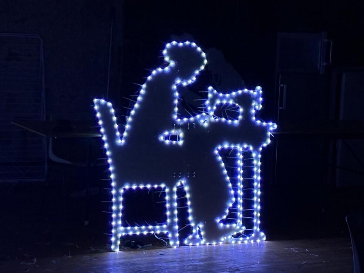 Ruralité en lumière - champs des lucioles et santons lumineux