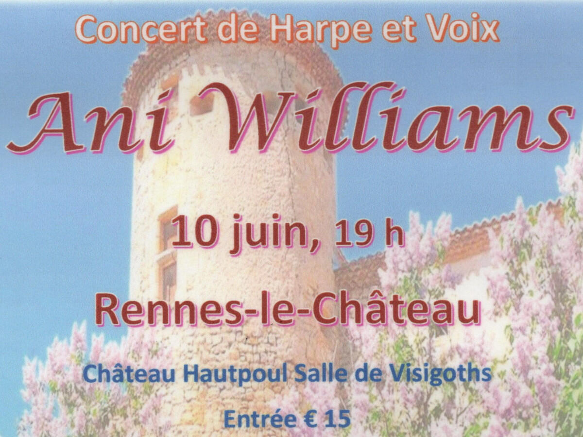 Concert de Harpe et Voix-Ani Williams