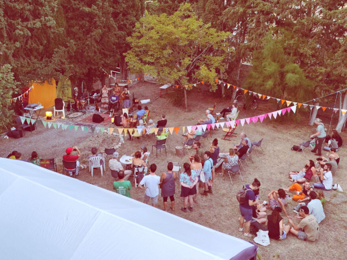 Soirée au jardin de la Maison Paysanne