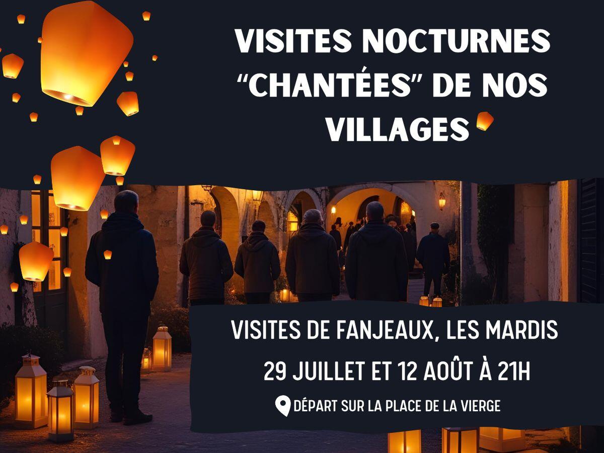VISITE NOCTURNE ET CHANTÉE DU VILLAGE DE FANJEAUX