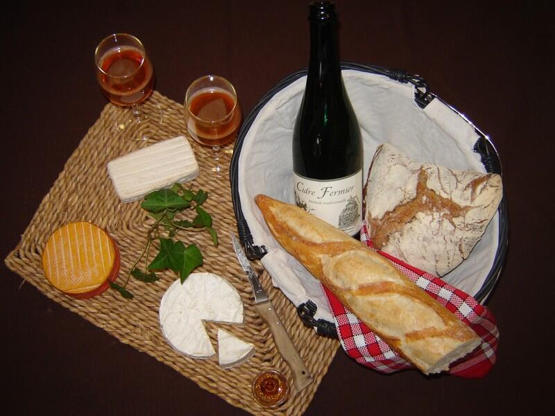 Produits normands cidre et fromages