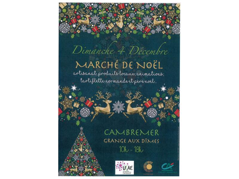 Affiche Marché de Noël