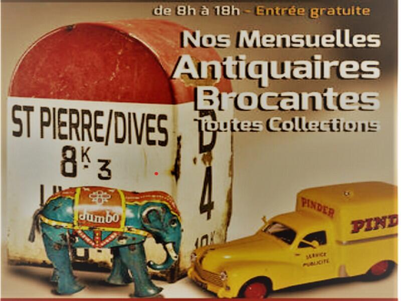 Brocante mensuelle St Pierre sur Dives