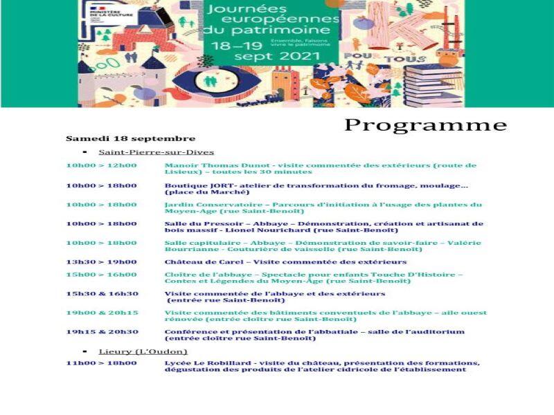 JOURNEE PATRIMOINE 2021 - P1