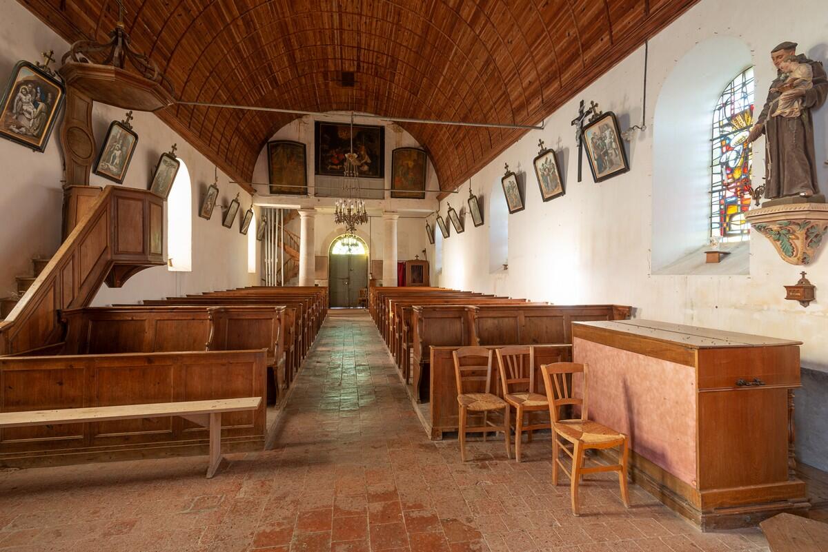 ÉGLISE NOTRE DAME- VAUDELOGES Intérieur