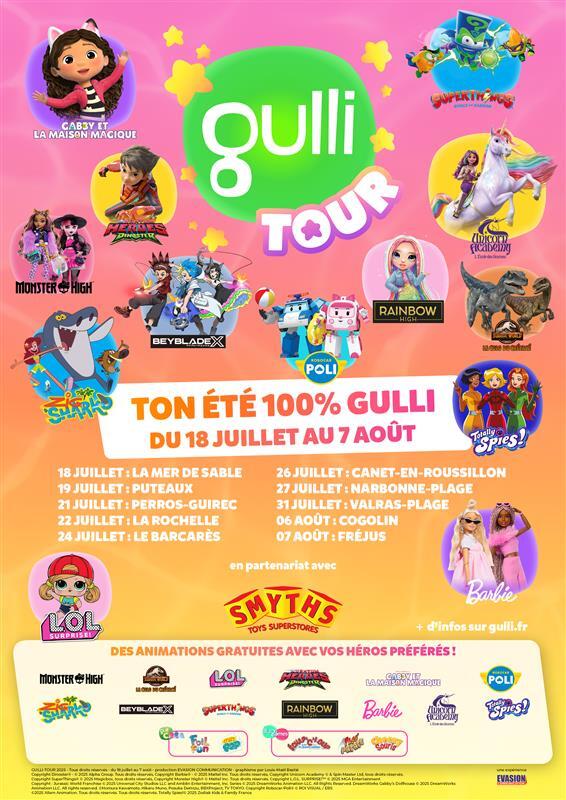 AFFICHE GULLI TOUR