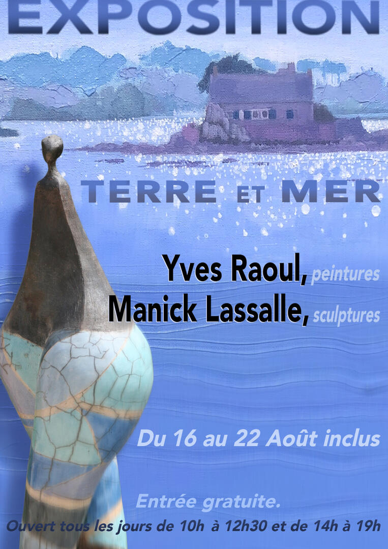 AFFICHE expo Yves RAOUL et Manick LASSALLE