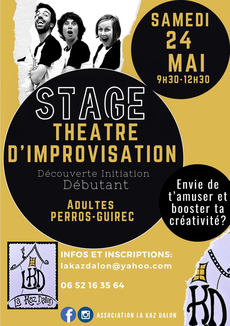 AFFICHE stage impro
