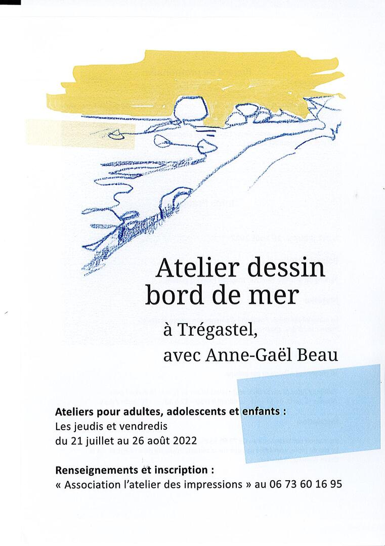 AtelierDessinBordMerTrégastel