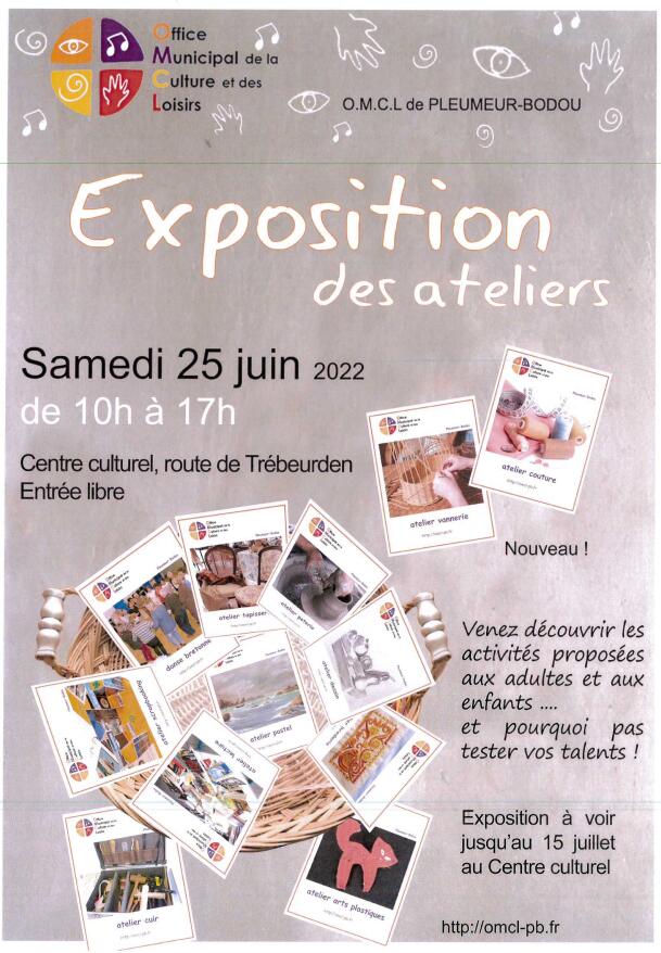 Exposition des ateliers
