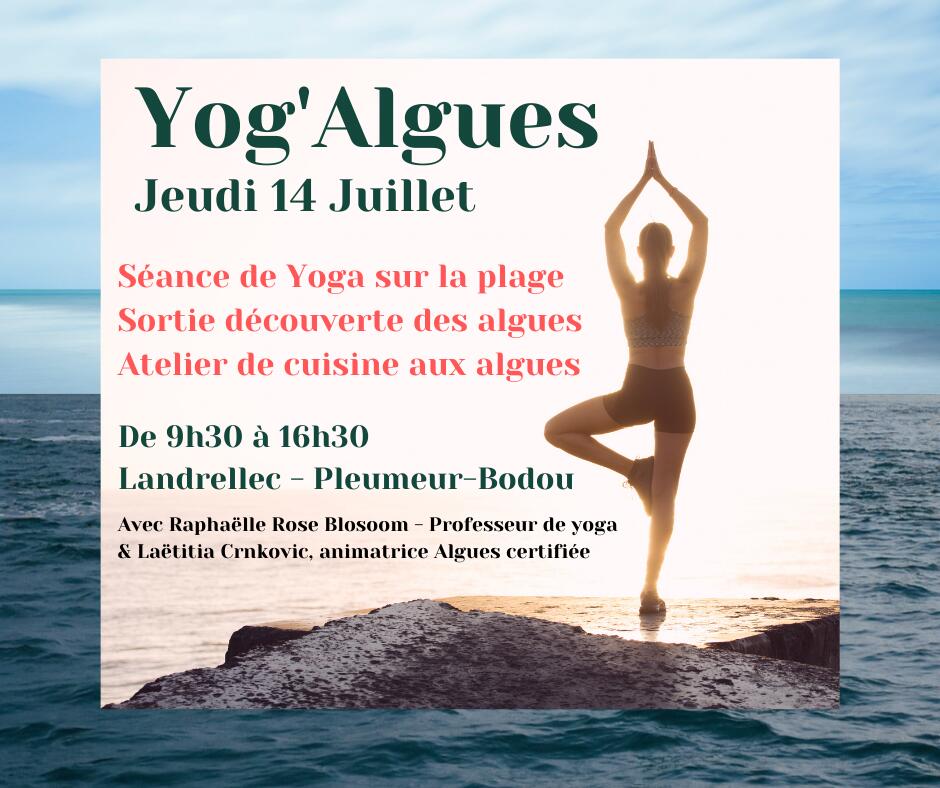 Yoga & sortie algues