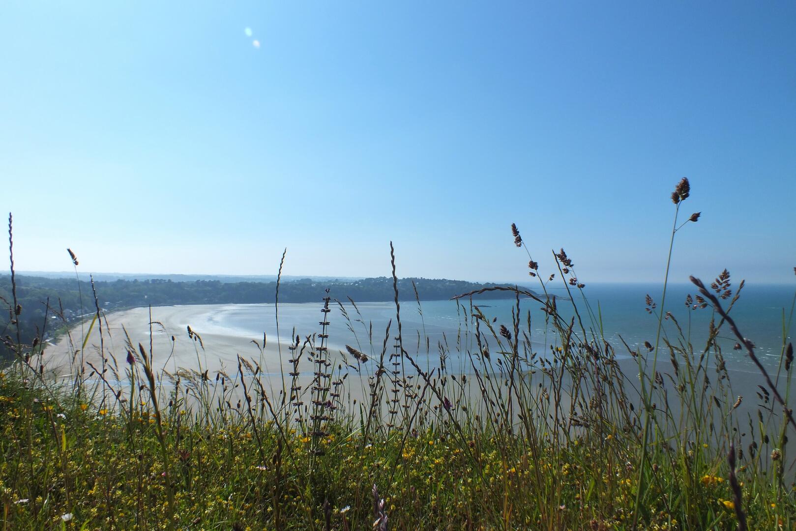 Plage de Saint Efflam depuis Le Grand Rocher