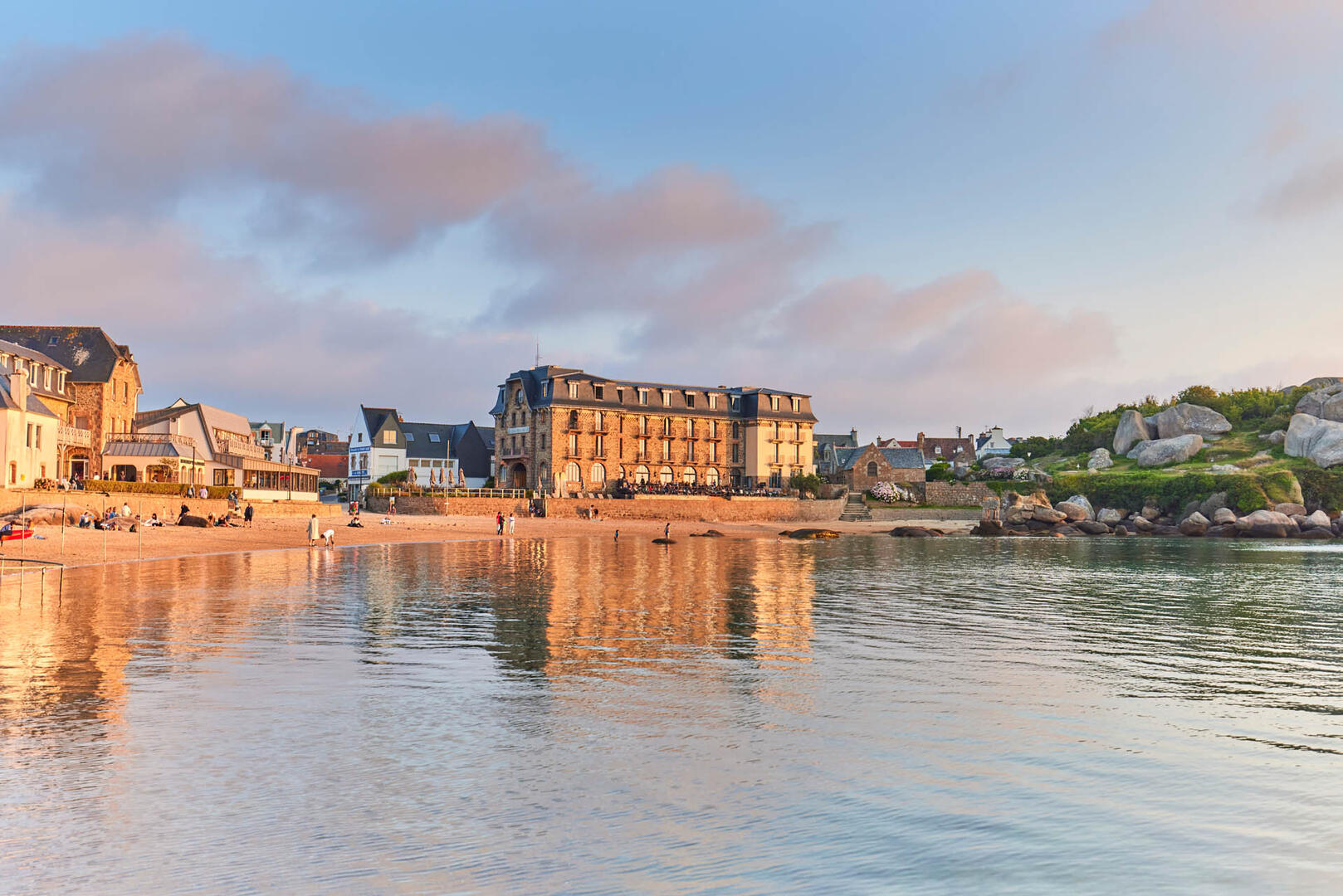 plage de Saint-Guirec, Ploumanac'h
