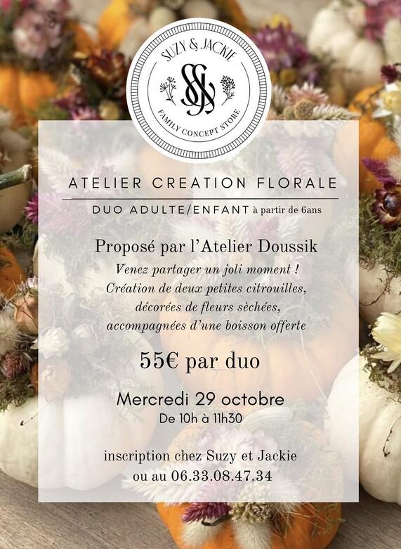 Atelier création florale