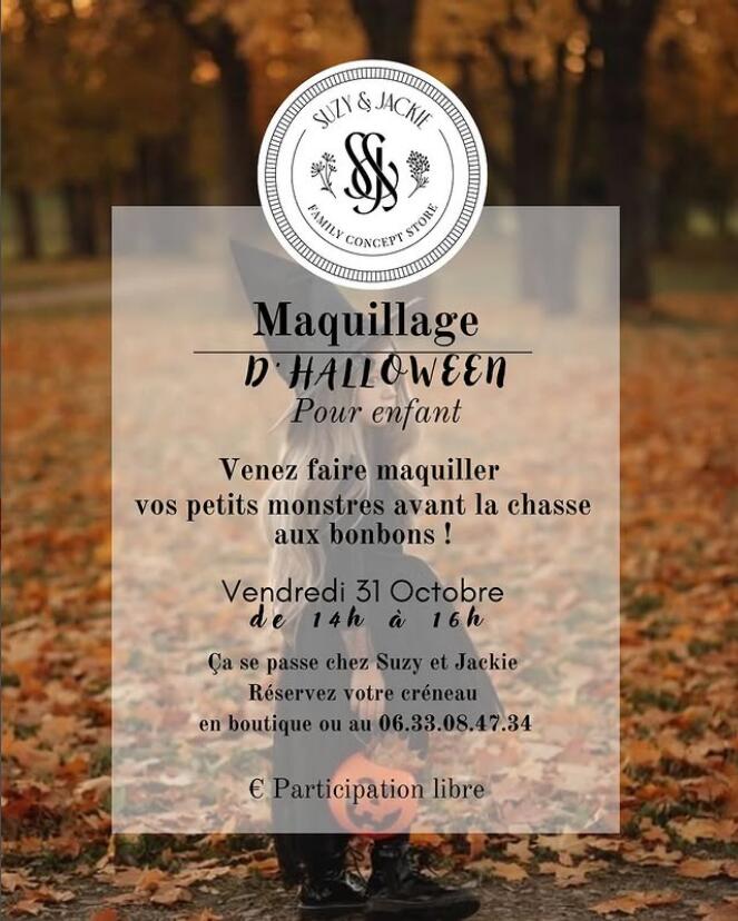 Maquillage d'Halloween