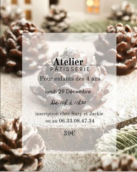 Atelier patisserie pour enfants