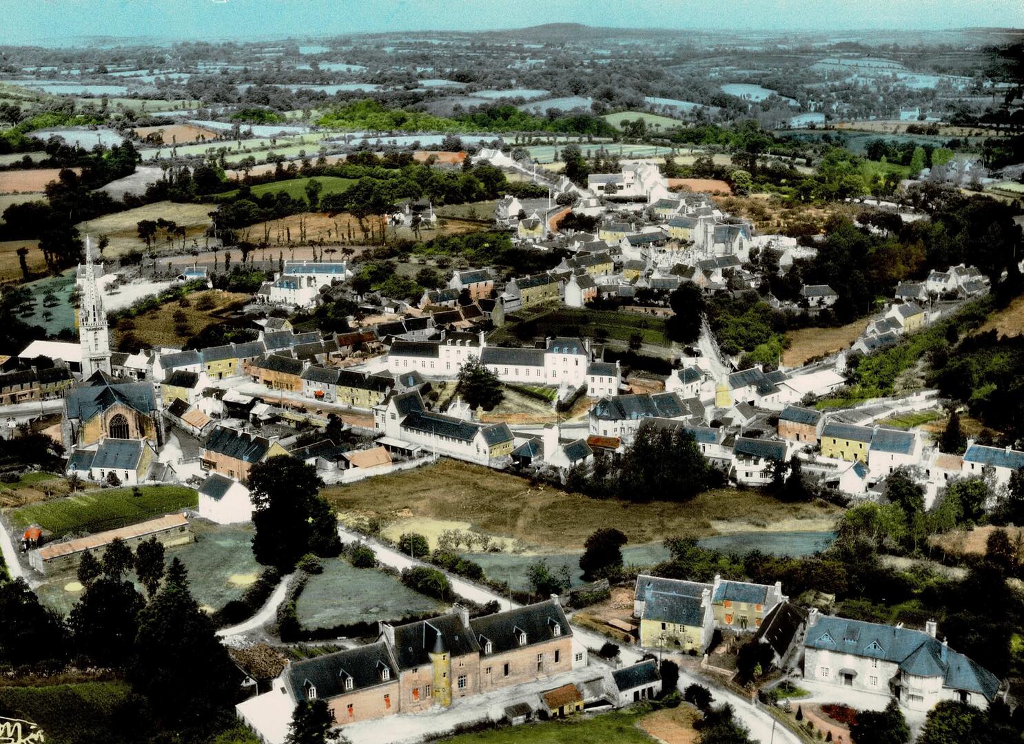 Trégor vu du ciel-chap St Yvi-Loguivy-Plougras