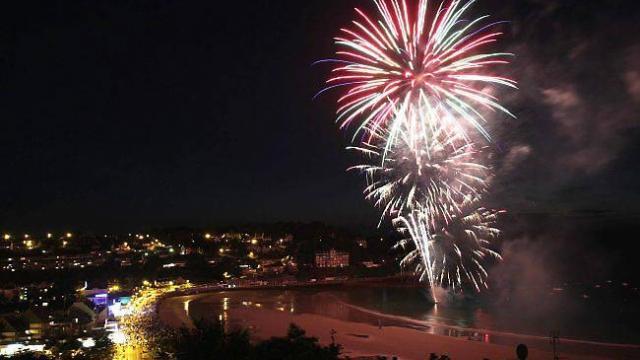 Feu d'artifice perros