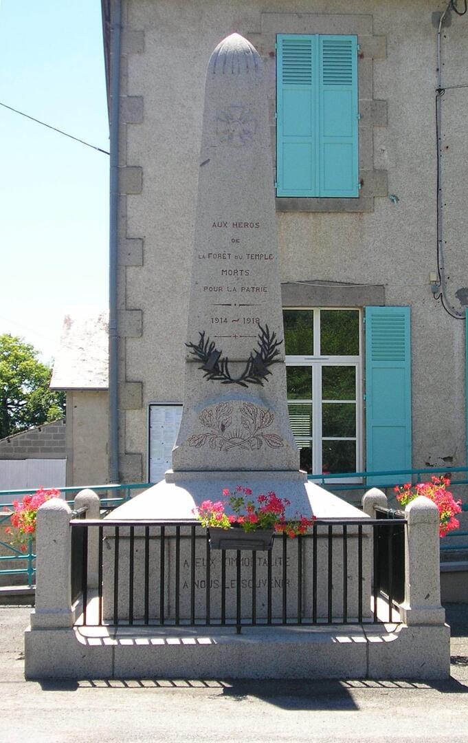 Le Monument aux Morts de la Forêt du Temple_1
