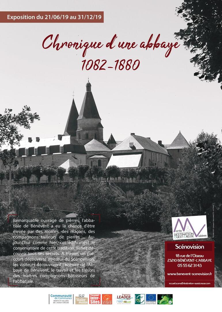 Affiche expo Chronique Abbaye