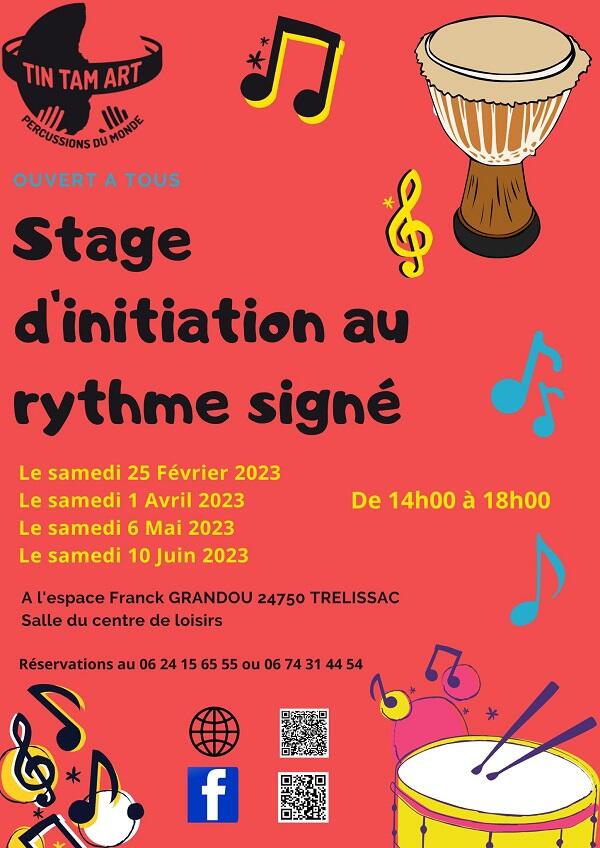 Affiche rythme signé