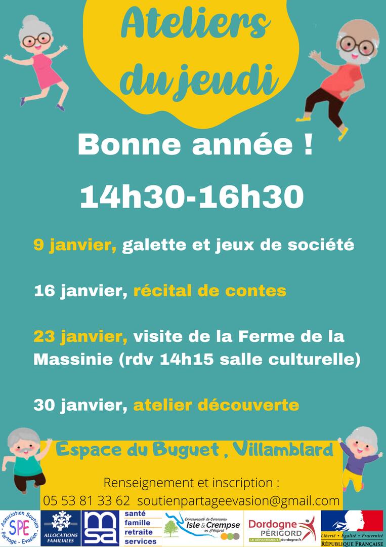 Ateliers du jeudi