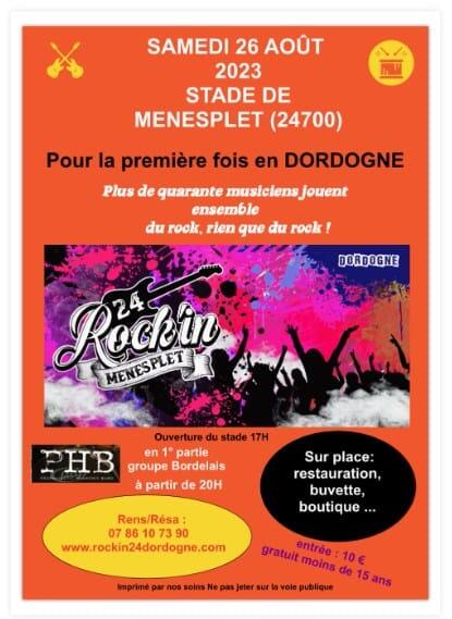 Concert Rock Ménesplet 26.08