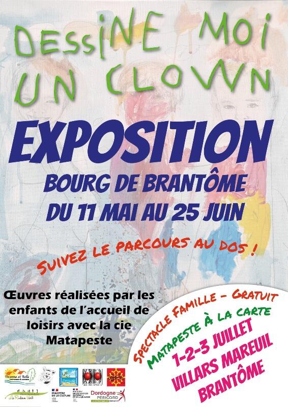 Expo Dessine-moi un clown Brantôme