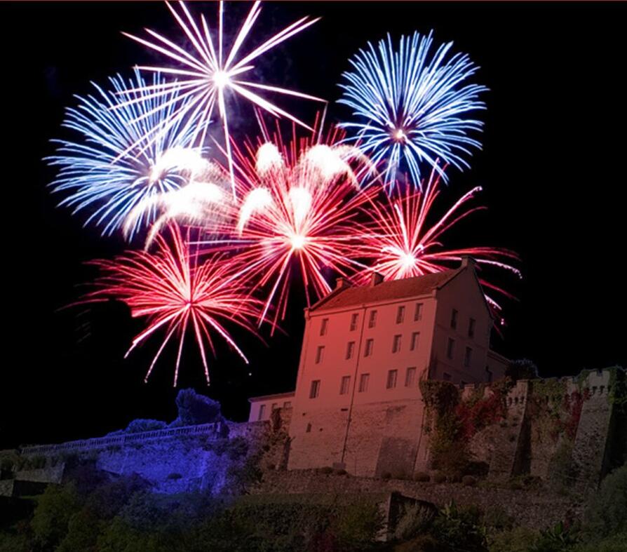 Feu d'artifice Nontron 14 juillet