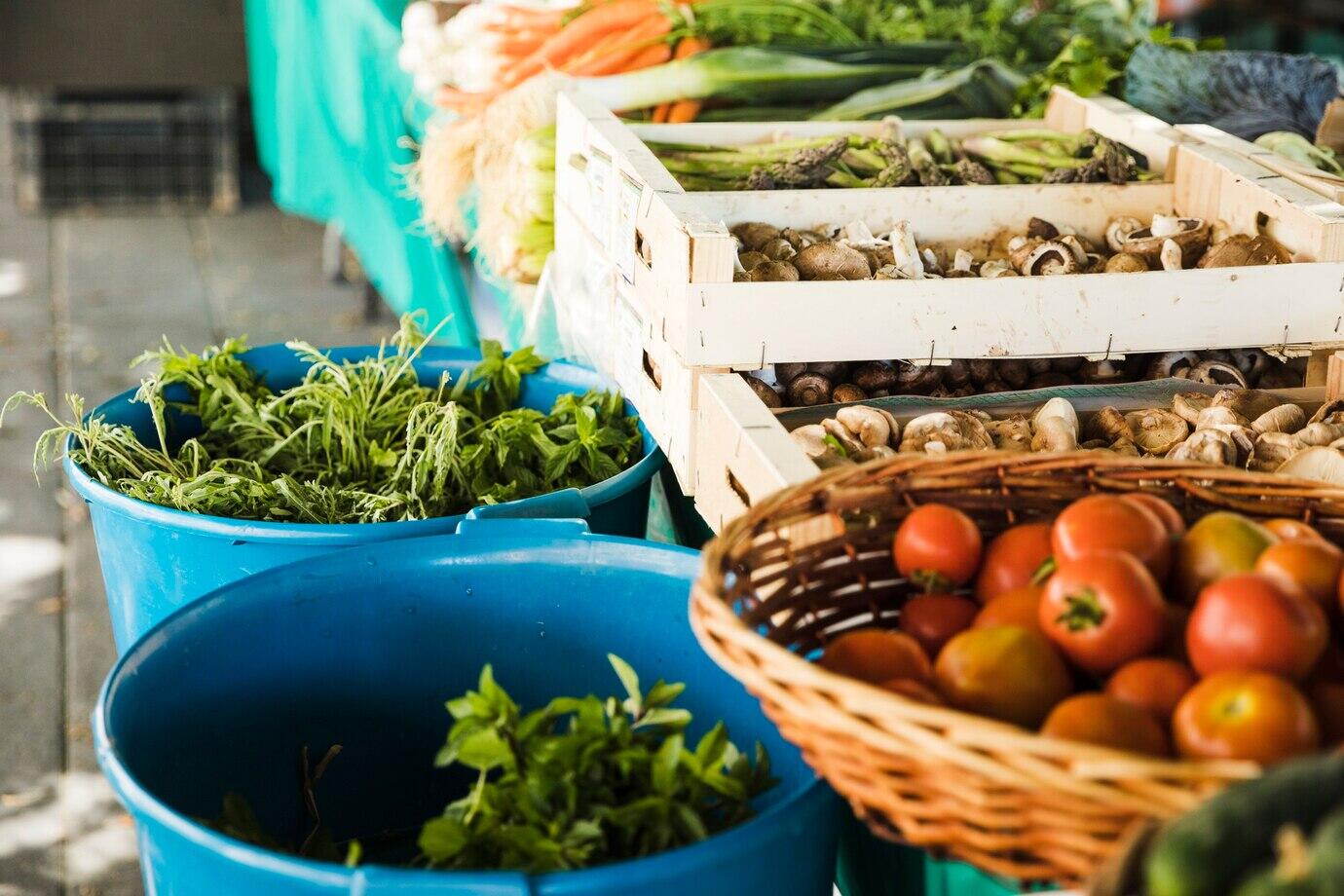 Marché légumes