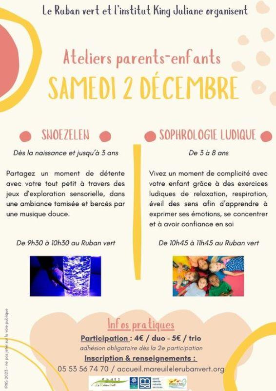 atelier bien-être parent-enfant Mareuil 02.12.23