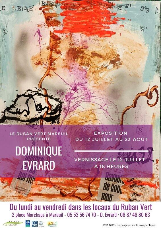 exposition D. Evrad Ruban Vert