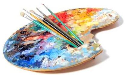 palette de peinture