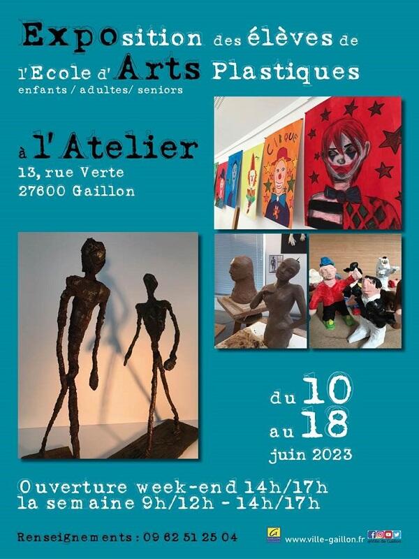 10-06-2023_Exposition élèves école arts plastiques_Gaillon