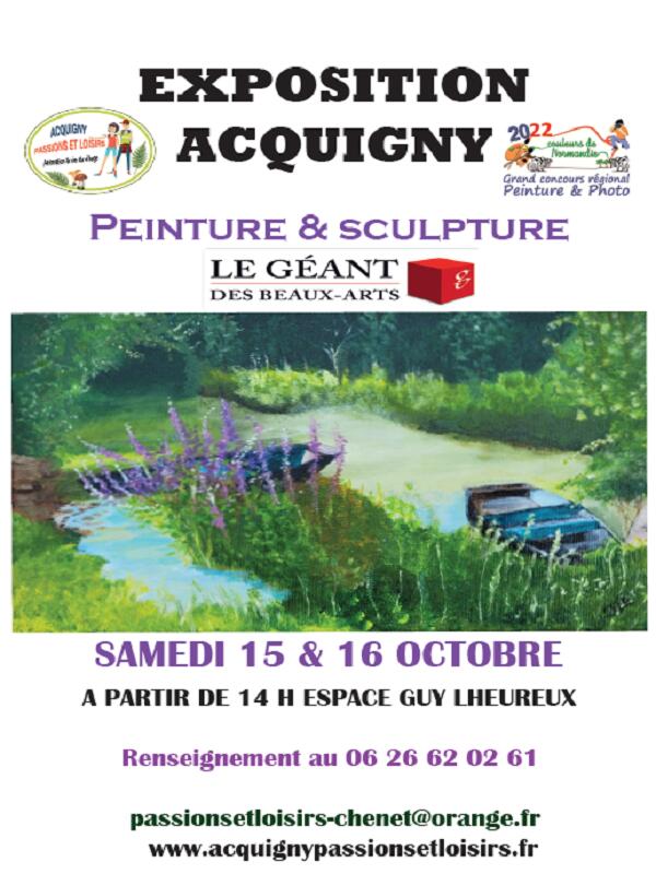 15-10-2022_Exposition peinture et sculpture_Acquigny