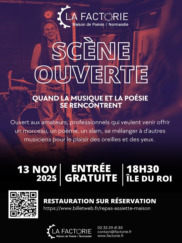 AFFICHE • SCÈNE OUVERTE - 1