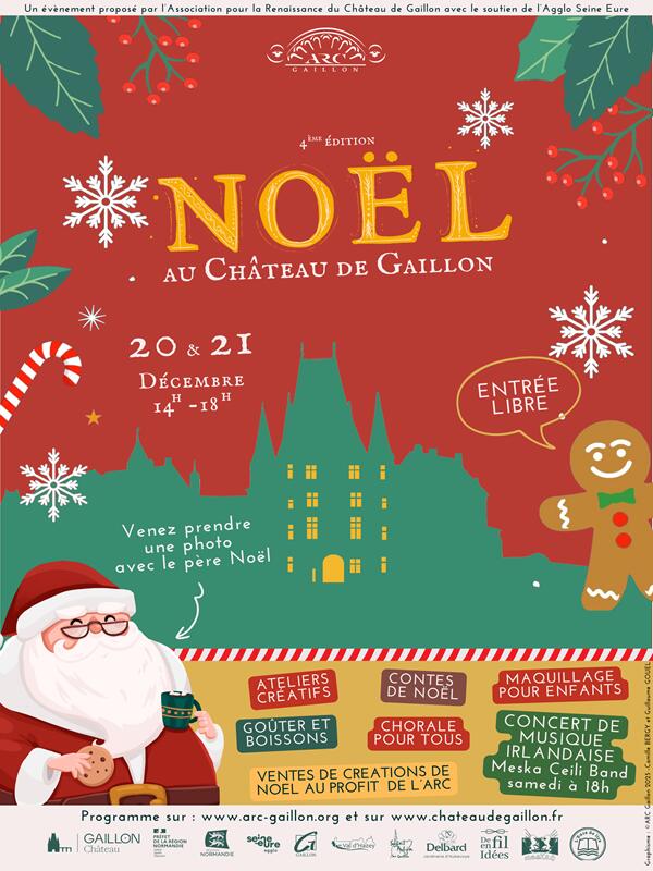 Affiche NOEL AU CHATEAU 2025  - VERSION DEF