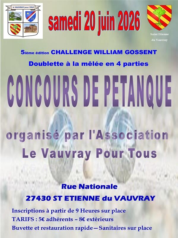 Affiche Pétanque SPPT 2026 A4