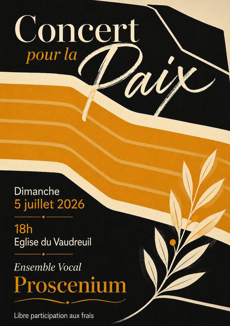 Affiche concert 5 juillet 2026