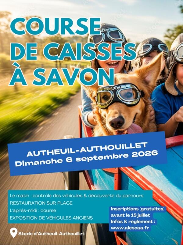 Affiche course de caisses à savon 2026