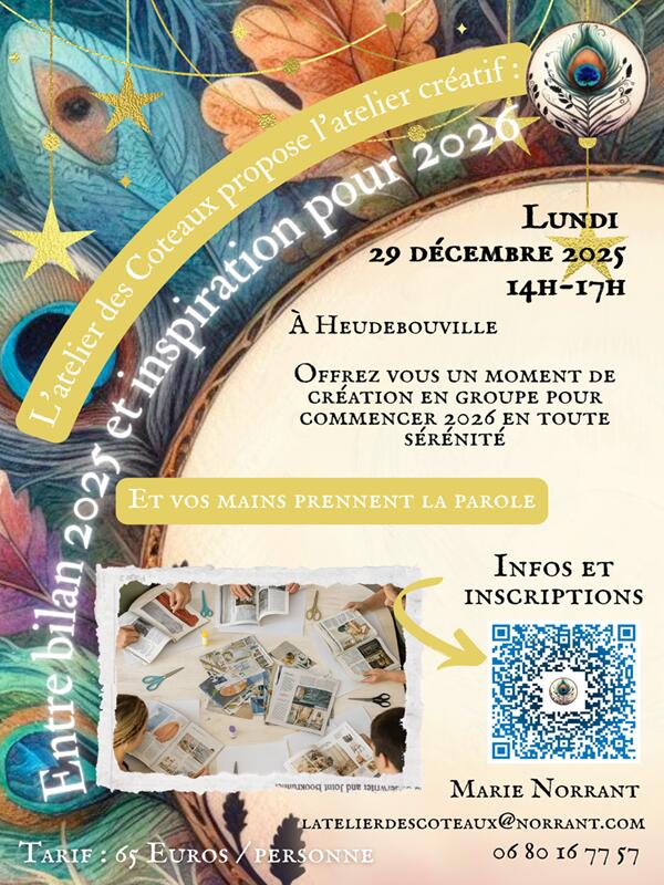 Atelier créatif lundi 29 décembre