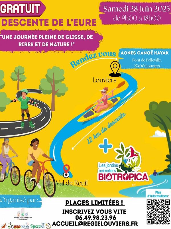 Descente de l'Eure Affiche Pub