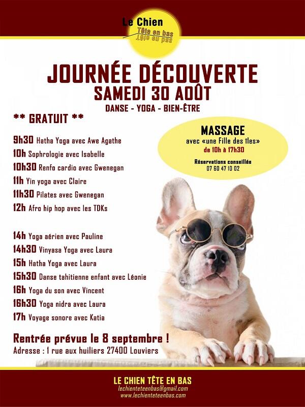 Journée portes ouvertes Le Chien tête en bas