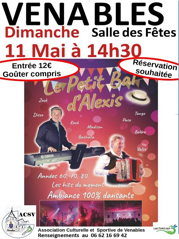 Les Trois Lacs - Thé dansant le 11 mai prochain-1745313209
